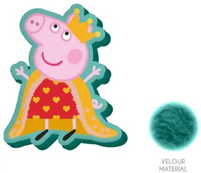 Purcelușa Peppa Queen pernă decorativă 35 cm Velur