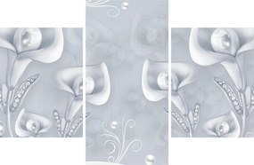 Tablou - Flori de perle (90x60 cm)