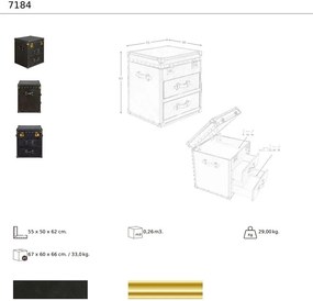 Cufar LUX design italian Black leather