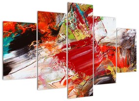 Tablou abstract colorat (150x105cm)