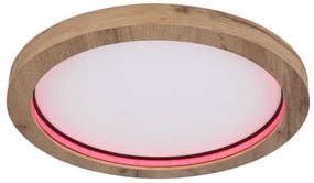 Plafonieră LED RGBW dimabilă BRANZA LED/24W/230V Globo 41374-24R + telecomandă