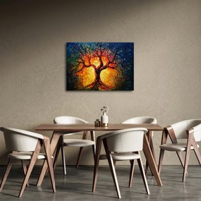 Tablou - Arborele vieții în mozaic (70x50 cm)