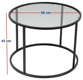 Măsuță de cafea Startis Black