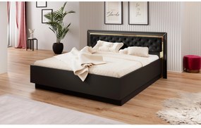 Pat matrimonial 180 cm Arnold Typ 32 (Negru). 1108283