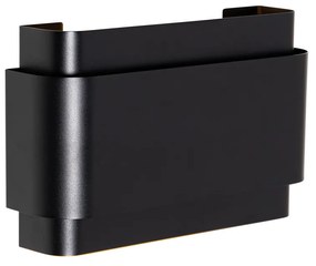 Aplică industrială neagră cu 2 lumini - Coen