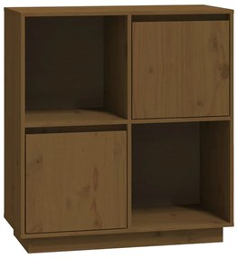 Servanta, maro miere, 74x35x80 cm, lemn masiv de pin 1, maro miere