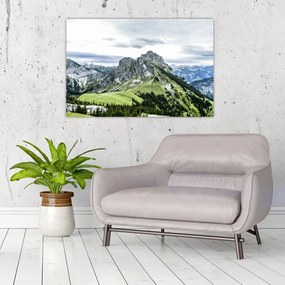 Tablou - Crestele munților (90x60 cm)
