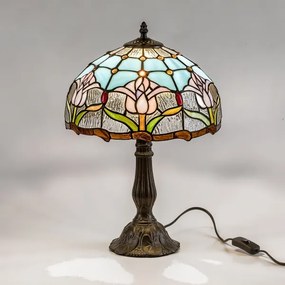 BRILAGI - Lampă de masă Tiffany cu vitralii LORAS 1xE27/40W/230V