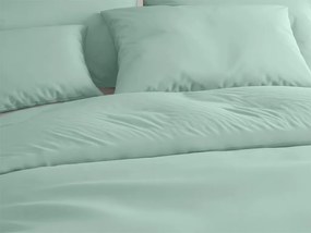 Lenjerie de pat din bumbac LUX mentol hoteliera cu buzunar Dimensiune lenjerie de pat: 70 x 90 cm | 140 x 200 cm