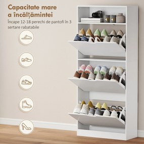 HOMCOM dulăpior pentru pantofi | Aosom Romania