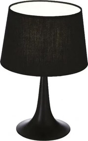 Lampă de masă Ideal Lux LONDON, 1xE27/60W/230V, negru