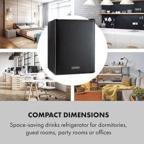 Klarstein Happy Hour 40, mini bar, 40L, 5-15°C, silențios, 23dB, LED-lumină, alb