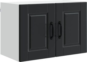 vidaXL Dulap de bucătărie cu raft Negru 60 x 31 x 40 cm Lemn compozit