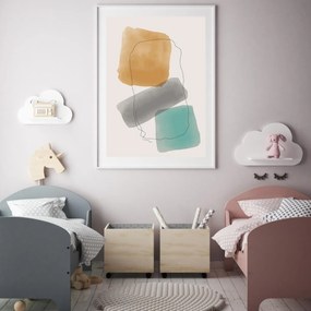 Poster - Abstracție pictată (A4)