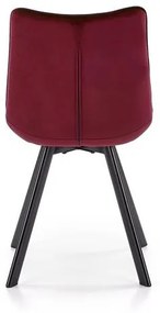 Set 6 scaune K332 velvet bordo