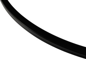 Măsuţă de cafea, marmură neagră / metal negru, GAGIN