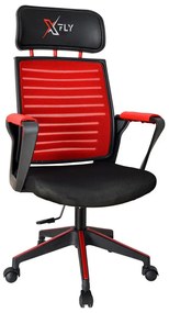 Fotoliu de birou gaming Vamivo 1 (roșu + negru) . 1093818