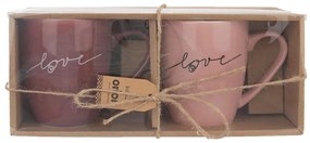 Set 2 căni LOVE, 380 ml