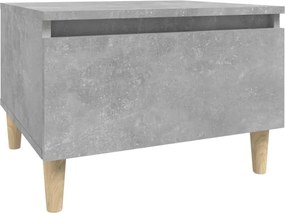 vidaXL Masă laterală, gri beton, 50x46x35 cm, lemn compozit