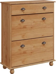 vidaXL Dulap pentru pantofi cu sertar ASKIM Maro 85 x 35 x 108 cm