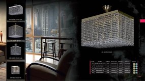Plafoniera Cristal Bohemia Exclusive LEANDRA 300x300 CE