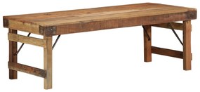 vidaXL Masă de cafea 110x55x40 cm din lemn masiv recuperat