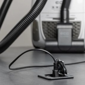 Priză încastrabilă de podea de exterior Brilagi IP55 crom mat dreptunghiular