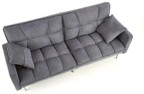 Canapea extensibila Roberto gri - H86 cm