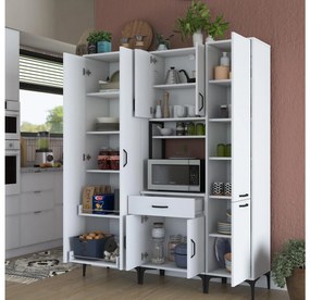 Set dulapuri bucătărie Jenaretta 19 (alb + negru). 1107091