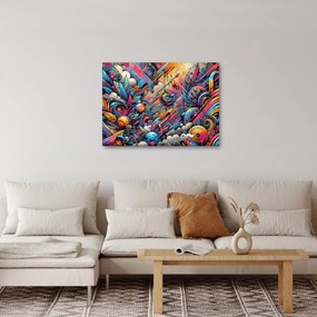 Tablou - Graffiti multicolor (70x50 cm)