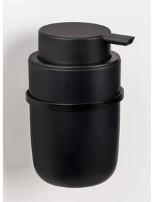 Dozator de săpun din plastic autoadeziv negru 0,25 l Carpino - Wenko