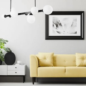 Lustră pe tijă ASTRO 8xG9/5W/230V neagră