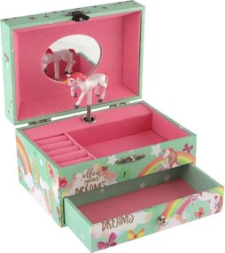 Cutie muzicală pentru bijuterii, model Unicorn