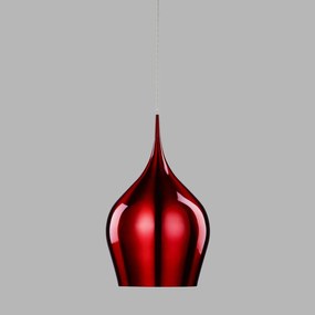 Pendul design modern 26cm Vibrant rosu 6461-26RE SRT