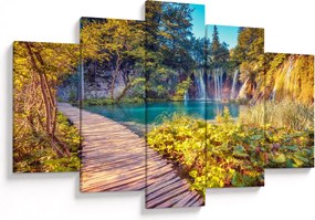 Tablou - Lacurile Plitvice, Croația (150x105 cm)