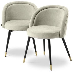 Set de 2 scaune design LUX Chloe, clarck sand 114859 HZ