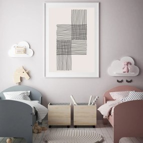 Poster - Abstracție pictată (A4)