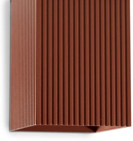 Aplică FARO 40568 SOLE 2xGU10/8W/230V cărămiziu canelat dreptunghiular