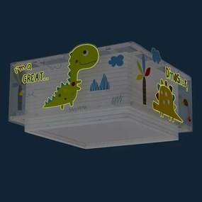 Plafonieră pentru copii DINOS 2xE27/60W/230V Dalber 73456