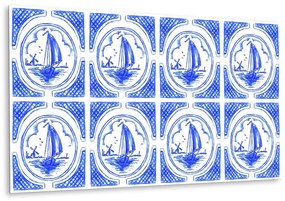 Panou decorativ pvc Barcă decorativă Azulejos
