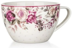 Banquet Cană ceramică jumbo Rose 550 ml