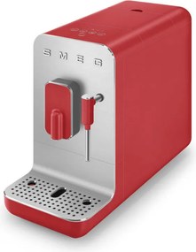 Espressor automat SMEG Collezione BCC02RDMEU, 1350 W, 19 bar, 1,4 l, 8 functii, Rasnita incorporata, Cafea boabe, Spumare lapte, Rosu