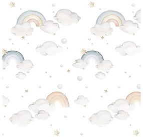 Tapet pentru copii din material nețesut 50 cm x 280 cm Rainbow – Dekornik