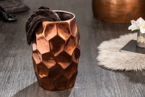 Masuta auxiliara design unicat Organic Orient 30cm, cupru