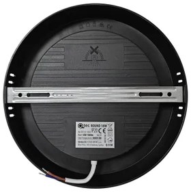Plafoineră LED ROUND LED/18W/230V 4000K d. 21,7 cm negru