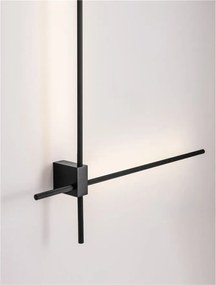 Aplica de perete liniara LED CCT PEAK negru