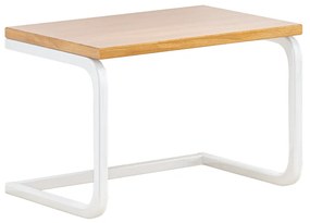 Raft de depozitare alb / stejar natural, AVENO