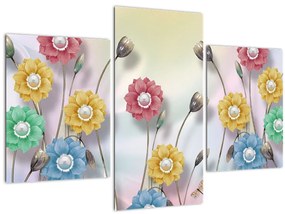 Tablou - Lunca colorată (90x60 cm)