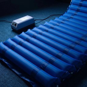 Saltea antiescara cu compresor si presiune alternativa ORTO 91, 200x90 cm, Albastru