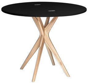 Masă de dining rotundă extensibilă 65x90 cm Jubi – Ragaba